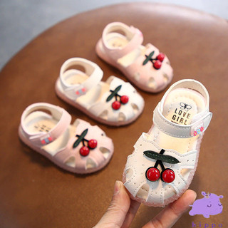 Sandal Bé Gái Chống Trơn Chống Vấp Hình Quả Cherry Đáng Yêu Từ 0 - 5 Tuổi