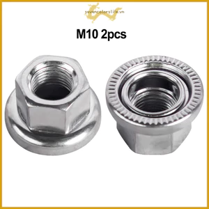Secl 2 Chiếc Xe Đạp Phi Hành Đoàn Đai Ốc Xe Đạp Vít M9 M10 3 / 8 Vít Đai Ốc Cho Xe Đạp Trung Tâm