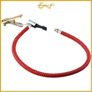 Ống Bơm Hơi Xe Đạp / Xe Máy Có Kẹp UK Vòi 60cm