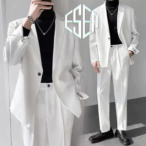Áo khoác nam ESEA, áo khoác mỏng đơn giản màu trơn phong cách Hàn Quốc thời trang