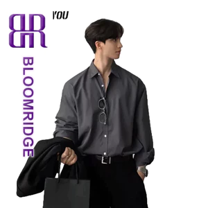 BLOOMRIDGE áo sơ mi nam Tay dài Kinh doanh Giải trí Vừa vặn