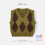 Áo sweater Dệt Kim Không Tay Màu Xanh Lá Cây Thời Trang Xuân Thu Cho Bé Trai