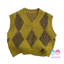 Áo sweater Dệt Kim Không Tay Màu Xanh Lá Cây Thời Trang Xuân Thu Cho Bé Trai