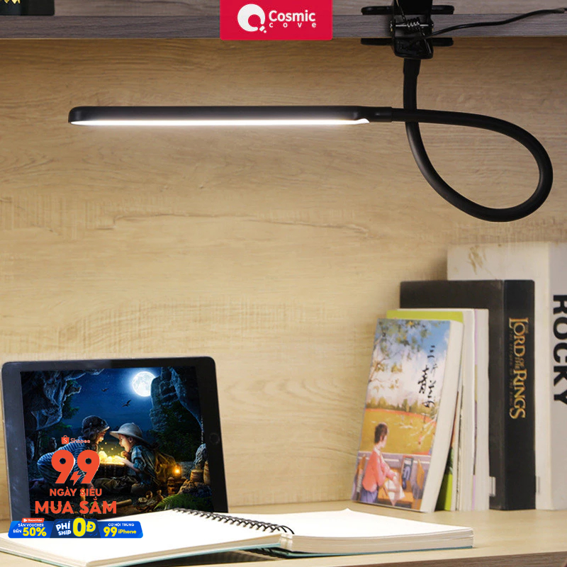 Cosmic cove LED kẹp bảo vệ mắt học sinh đọc và viết đèn usb cắm bàn ...