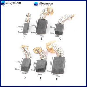 10 chiếc Dụng cụ điện Bàn chải Carbon Máy mài góc búa điện Bàn chải than chì