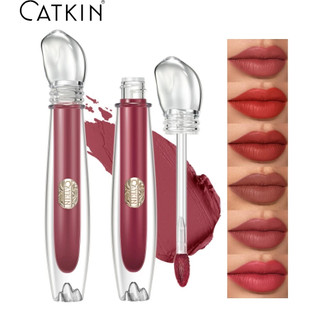 CATKIN Fairy Tale Liquid Lipstick Son Môi Màu Nhung Lì Thiết Kế Vỏ Hình Mặt Mèo Xinh Xắn 1.5g
