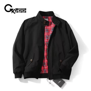 Gksss Thu Đông Mới Harrington Áo Khoác Retro Thường Ngày Hàng Hóa Quần Đứng Cổ Chống Gió