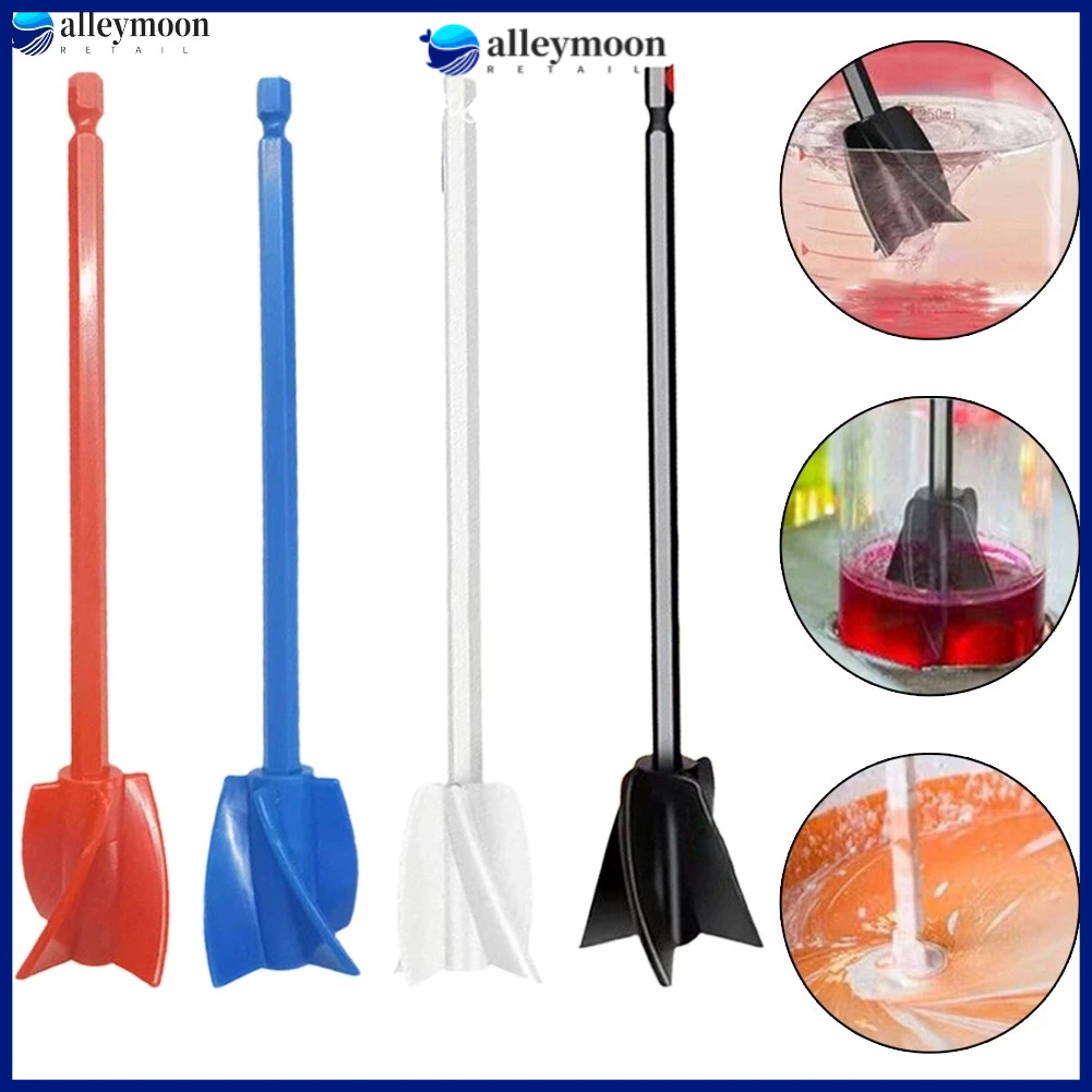 ✨Leym✨Máy trộn Epoxy Máy khoan sơn đính kèm Mái chèo Chất lỏng ổn định Đầu nhựa Khuấy