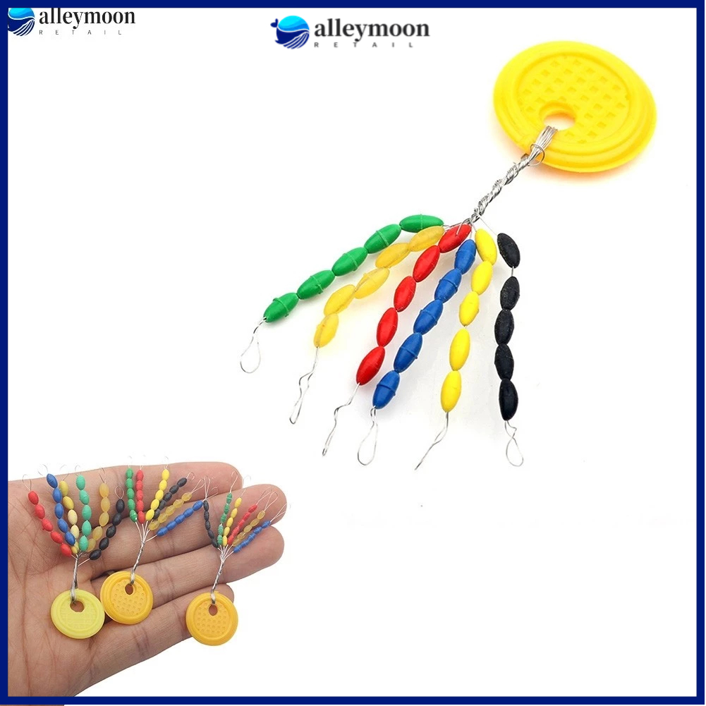 ✨30 Cái / Nhóm Phao Dừng Dòng Chặn Hạt Giàn Khoan Đệm Kết Nối Câu Cá Bobbers