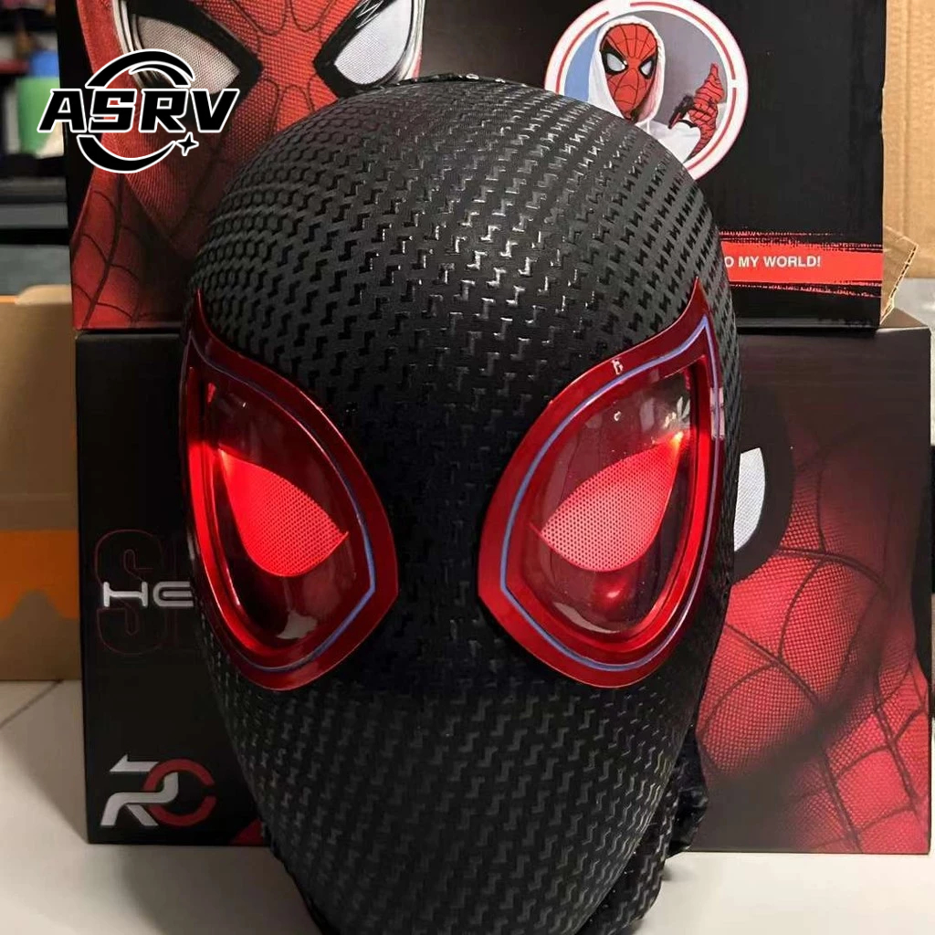 Asrv Mặt nạ nhấp nháy điện Spider-Man Hood mới