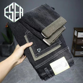 Quần jean nam ESEA thiết kế in hình chất lượng cao Nhật Bản quần jean thun thông thường