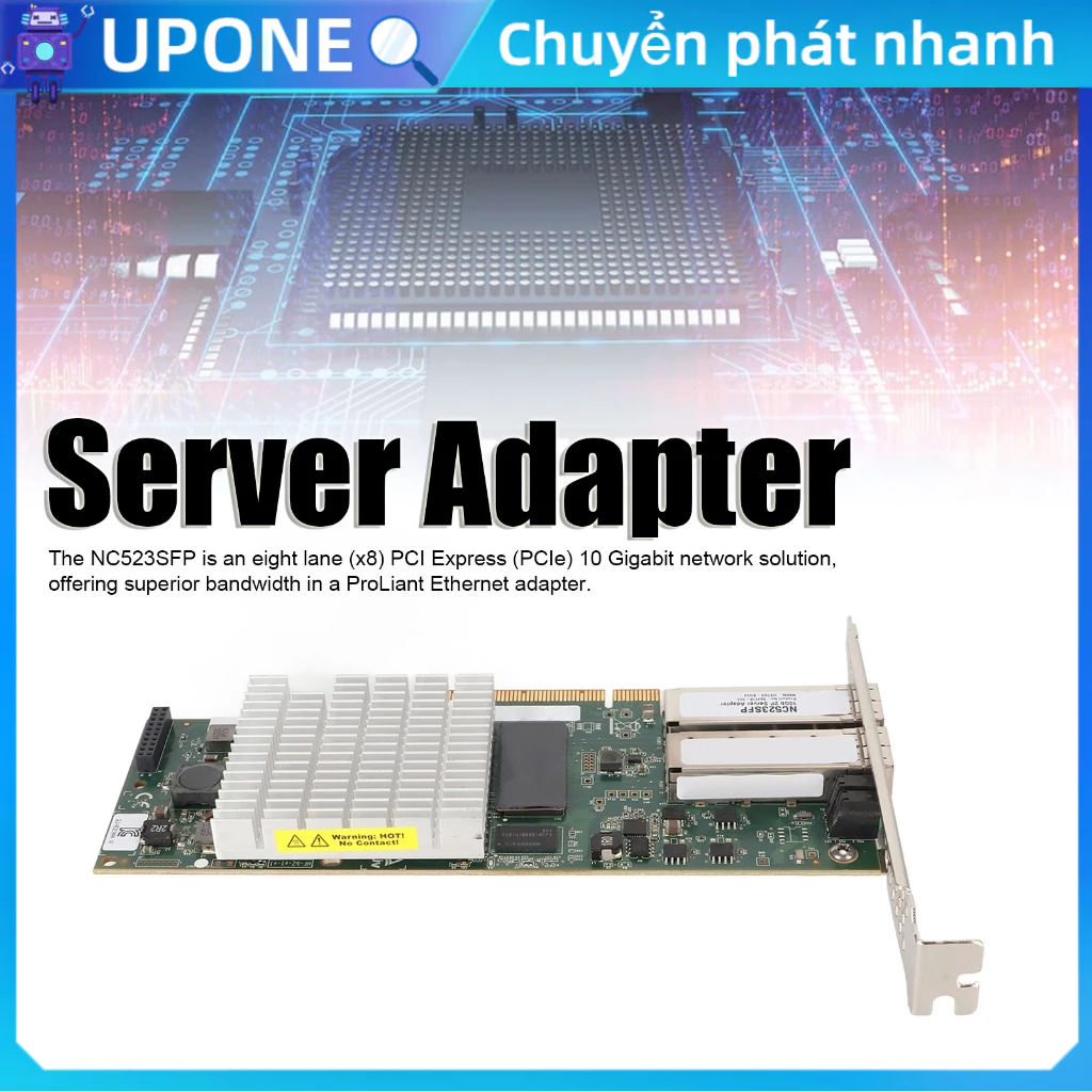 [Trong Kho] Bộ Chuyển Đổi Máy Chủ 10GB 2 Cổng SFP PCI Express X8 Cắm Và ...