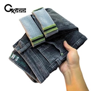 Quần jean nam Gksss thời trang mới phong cách Hàn Quốc thiết kế chất lượng cao quần phong cách trung tính