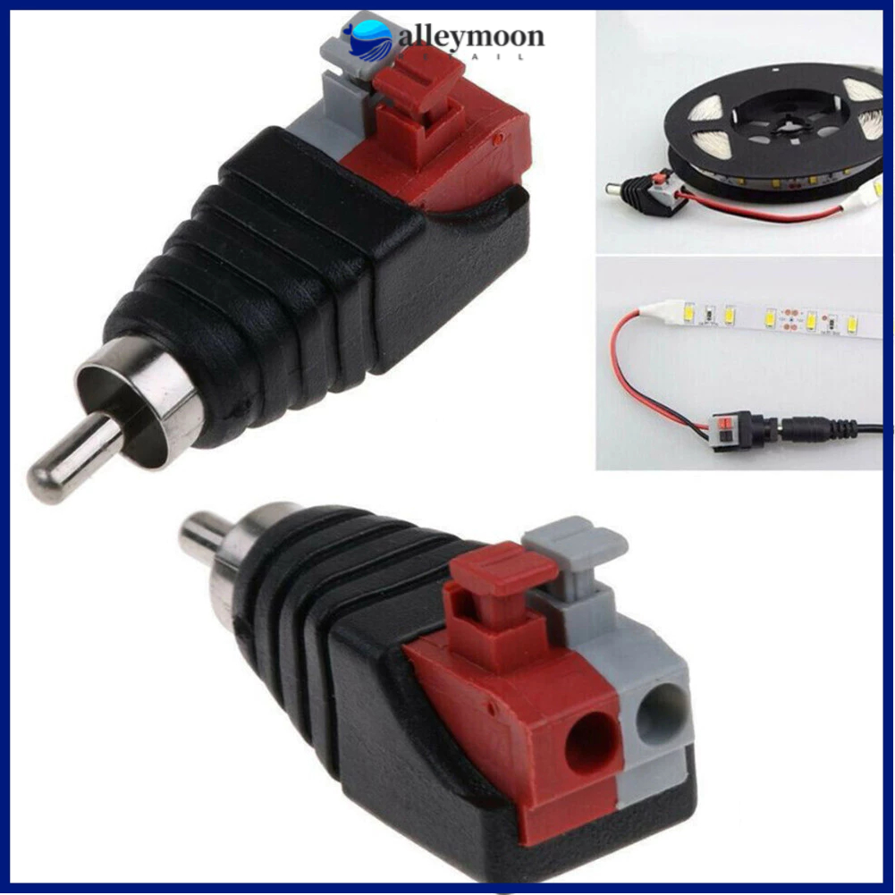 Đầu nối RCA Đầu nối cáp A V Đầu nối loa nam Loại dây Cắm tùy chọn