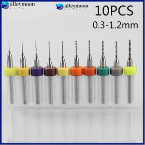 Bộ 10 Mũi Khoan Thép Vonfram 0.3-1.2mm bits