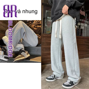 BLOOMRIDGE Quần âu nam mùa đông Làm dày và làm ấm Lỏng lẻo