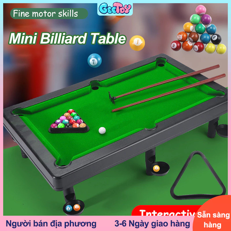 GeeToy Bộ Bàn Bi-a Mini Đồ Chơi Trẻ Em Bàn Bi-a Bóng Trò Chơi Bộ Đồ ...