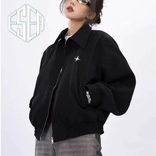 Áo khoác nam ESEA xu hướng đường phố Mỹ thời trang thiết kế thích hợp áo khoác bóng chày