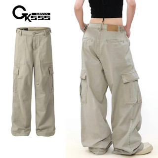 GKSSS quần jean nam Phong cách trung tính đường phố cao cấp giản dị nhiều túi cổ điển của Mỹ