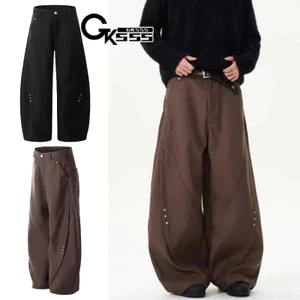 Quần nam Gksss thời trang phong cách Hàn Quốc chất lượng cao nối thiết kế quần scimitar