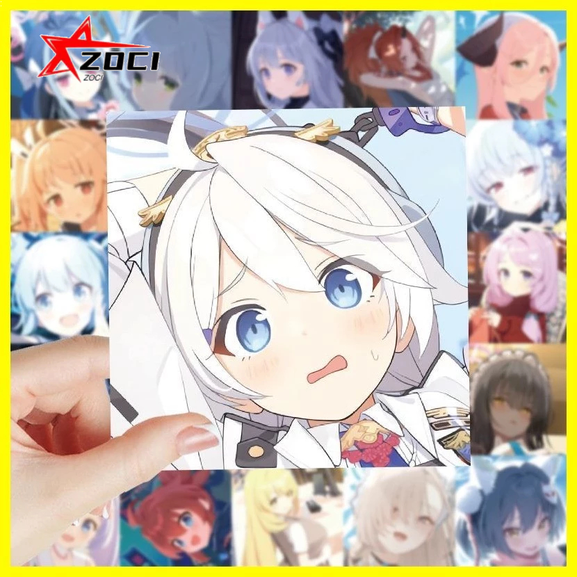 [Zoci] Nhãn dán Blue Archive (80 tờ) Nhãn dán lưu trữ màu xanh Tendou Arisu Nhãn dán trò chơi hai chiều Hàng hóa Sổ tay nhân vật dễ thương Nhãn dán Misono Mika Sunaokami Shiroko