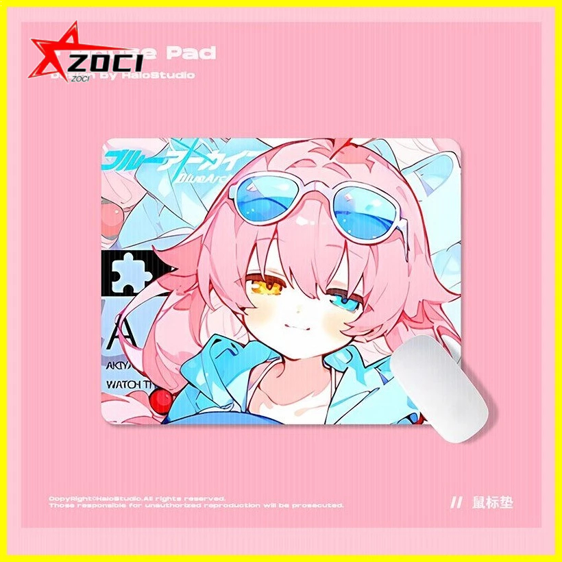 [Zoci] Miếng Lót Chuột Xanh Lưu Trữ Takanashi Hoshino Blue File Bird Touring Star Wild Mouse Pad Văn Phòng Bàn Viết Bàn Phím Trò Chơi Miếng Lót Chuột Hoạt Hình Sáng Tạo Onikata Kayoko Tendou Arisu
