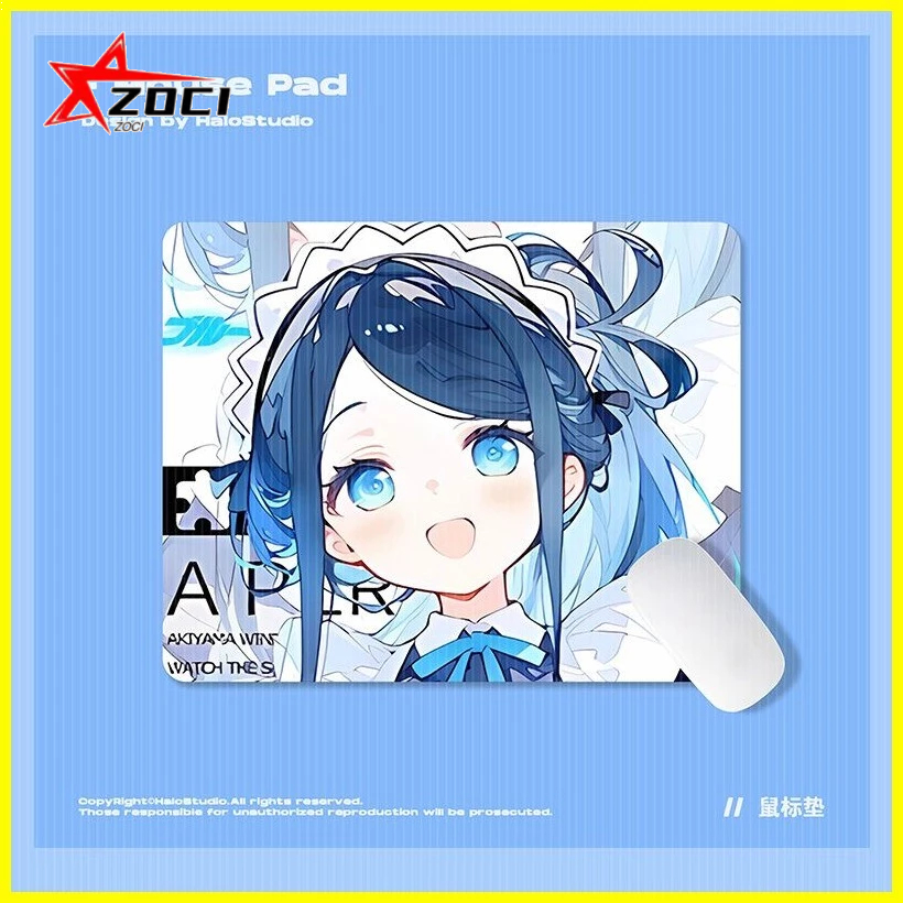 [Zoci] Miếng Lót Chuột Xanh Lưu Trữ Takanashi Hoshino Blue File Bird Touring Star Wild Mouse Pad Văn Phòng Bàn Viết Bàn Phím Trò Chơi Miếng Lót Chuột Hoạt Hình Sáng Tạo Onikata Kayoko Tendou Arisu