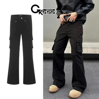 Gksss Quần Nam Đường Phố Cao Cấp Mỹ Cao Cấp Phong Cách Trung Lập Nhiều Túi Thiết Kế Quần Hàng Hóa