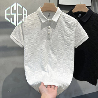 Áo sơ mi POLO nam ESEA thời trang thiết kế Hàn Quốc chất lượng cao phong cách trung tính áo thun cổ gấp