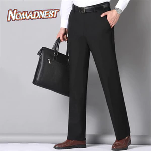 NOMADNEST Quần Tây Ống Đứng Thời Trang Công Sở Thanh Lịch Cho Nam