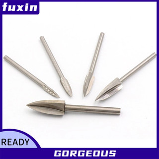 [Fuxin] 5 Cái / bộ Khắc Gỗ Và Khắc Mũi Khoan Phay Dụng Cụ Khắc Rễ