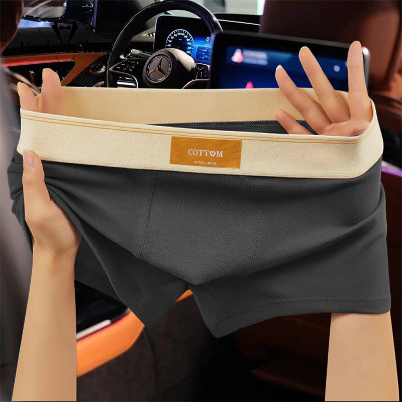 VG Quần lót nam cotton nguyên chất mới phong cách Nhật Bản hợp thời trang thoải mái thoáng khí quần short boxer