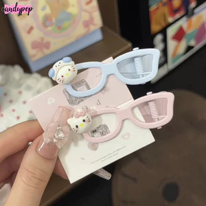 🍭Candy🍭Kính HelloKitty Dễ Thương Kẹp Tóc Nhỏ Bé Gái Trán Nổ Kẹp Phụ Kiện Tóc Thời Trang