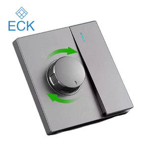 ECK 220V Quạt trần có thể điều chỉnh đa năng Nút điều khiển tốc độ gắn tường Bộ điều chỉnh độ sáng HOT