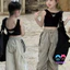 Áo Vest Cotton nguyên chất mùa hè cho bé gái Hàn Quốc / Áo yếm dây ngắn