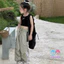 Áo Vest Cotton nguyên chất mùa hè cho bé gái Hàn Quốc / Áo yếm dây ngắn