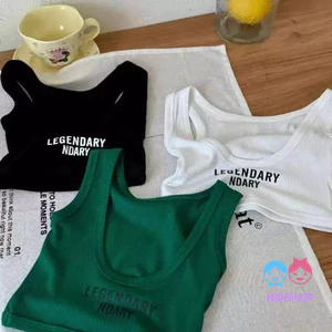 Áo Vest Cotton nguyên chất mùa hè cho bé gái Hàn Quốc / Áo yếm dây ngắn