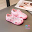 Giày Sandal Trẻ Em Mùa Hè Phong Cách Mới Đế Mềm Giày Đi Biển Trẻ Em Thoáng Khí Chống Va Chạm Velcro Lộn