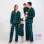 Bộ Đồ Ngủ Pijama Gia Đình Họa Tiết Caro Bằng Vải cotton Thời Trang Giáng Sinh