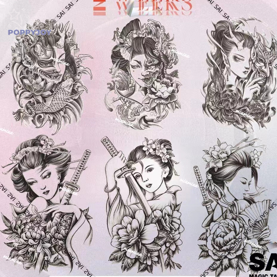 🐾POP 19CM × 21CM không thấm nước tạm thời nghệ thuật hình nền với 14 ngày giữ màu (hồ bơi/triển lãm)