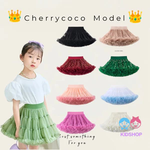 Thế Hệ Thứ Hai Full Gạc Nhẹ Phong Cách Lông Tơ tutu Váy Bé Gái Biểu Diễn Giáng Sinh Váy Lưới Gạc Váy Công Chúa