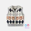 Wapypy Áo Khoác cardigan sweater Không Tay Thời Trang Cho Bé Trai