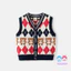 Wapypy Áo Khoác cardigan sweater Không Tay Thời Trang Cho Bé Trai