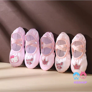Giày tập khiêu vũ đế mềm cho trẻ em Vuốt mèo nhảy múa cho bé gái Ba lê tập đi