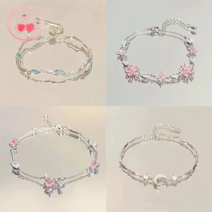 💞Cherry💞 1 Vòng tay sang trọng thời trang dành cho nữ Thích hợp để mặc hàng ngày và dự tiệc