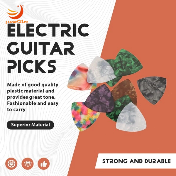10 Miếng gảy đàn guitar 
0.46mm chất lượng