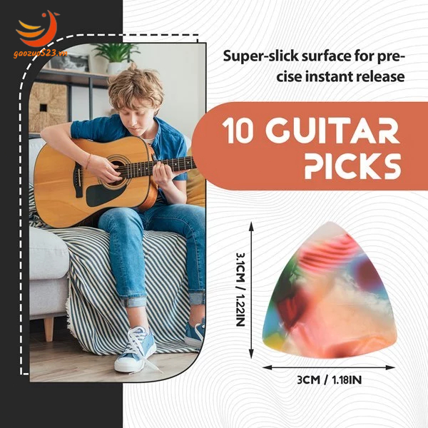 10 Miếng gảy đàn guitar 
0.46mm chất lượng
