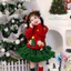 B023 #TUTU Váy Váy Công Chúa Xanh Váy Gạc Màu Trơn Quần Áo Trẻ Em Váy Puff Bé Gái