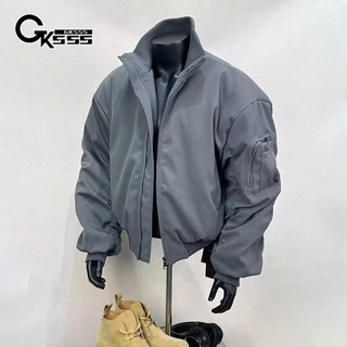 Áo khoác bomber độn cotton nam/unisex, thiết kế thời trang Mỹ hiện đại