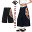 TIANLESIWEI American retro có thể tháo rời khăn vuông màu nguyên bản chân thẳng quần jean bảy điểm mùa hè nam nữ